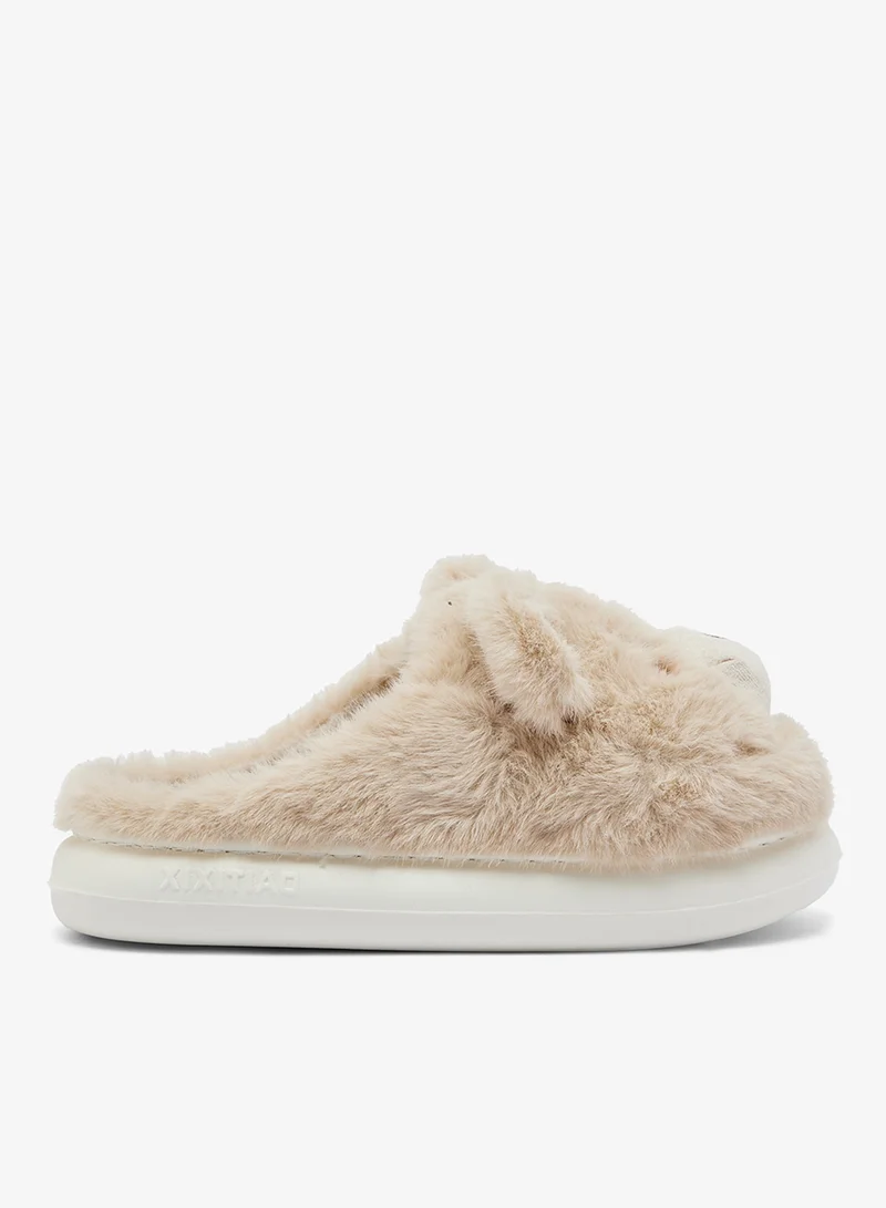 جينجر Cozy Fur Bedroom Slippers
